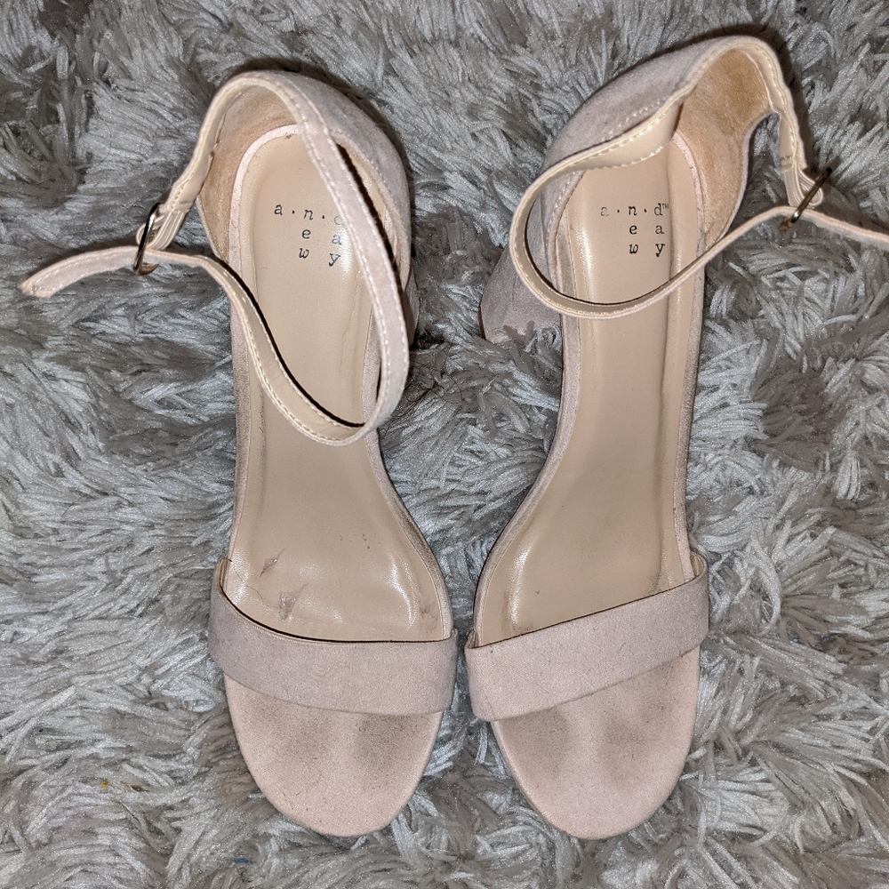 Pink high heels